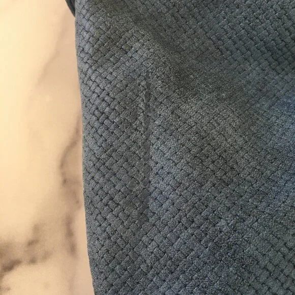 Talbots Woven Leather Hobo Style Shoulder Bag, Cornflower Blue - Picture 12 of 15